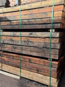 railway sleeper organic untreated