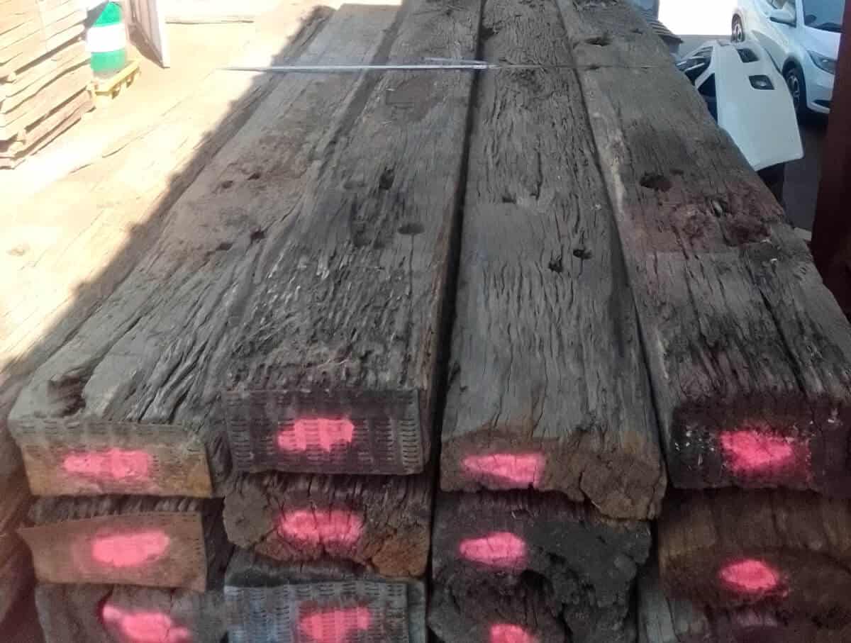 B Grade used railway sleeper