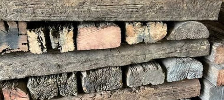 railway sleeper steps